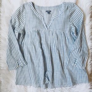 AERIE pin stripe blouse